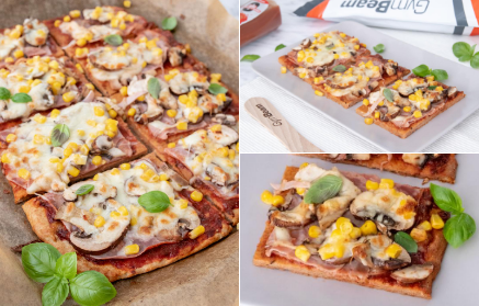 Fitnes recept: Odlična beljakovinska pizza iz skutinega testa