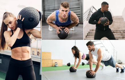 Izboljšajte svojo moč in telesno pripravljenost. Preizkusite trening z medicinsko žogo slam ball.