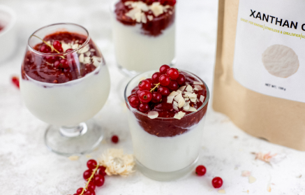 Fitnes recept: Panna Cotta s skuto in gozdnimi sadeži